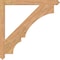 Ekena Millwork Balboa Arts & Crafts Smooth Bracket, Western Red Cedar, 3 1/2"W x 44"D x 44"H BKT04X44X44BOA03SWR - alternate 2